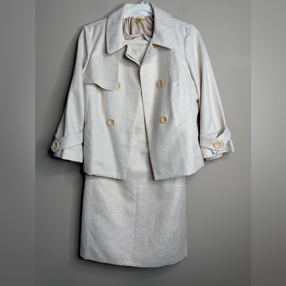 VINTAGE Elijah 2 piece suit dress with jacket